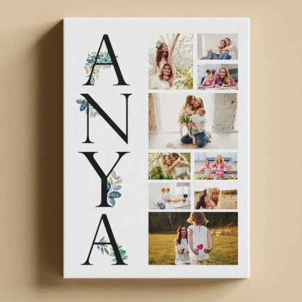 Vászonkép- Anya anyák napi vászonkép fotókollázs | MyPrintPix