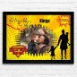 Köszöntő Anya - fekvő -super Mom