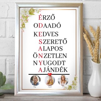 Édesanyám anyák napi fotókollázs | MyPrintPix