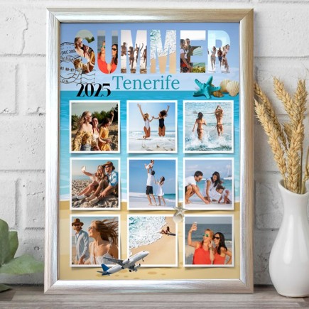 Hurrá nyaralunk utazós fotókollázs | MyPrintPix