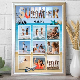 Hurrá nyaralunk utazós fotókollázs | MyPrintPix
