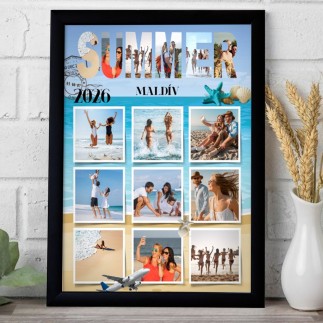Hurrá nyaralunk utazós fotókollázs | MyPrintPix
