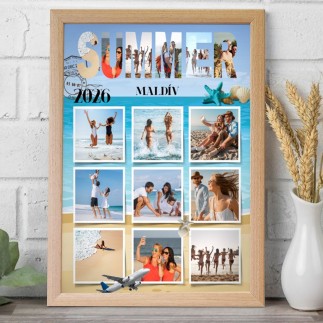 Hurrá nyaralunk utazós fotókollázs | MyPrintPix