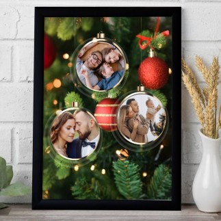 Díszek karácsonyi fotókollázs | MyPrintPix