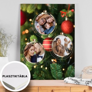 Díszek karácsonyi fotókollázs | MyPrintPix