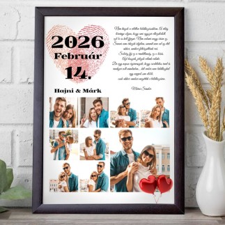 Évfordulónk esküvői fotókollázs | MyPrintPix