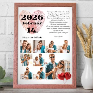 Évfordulónk esküvői fotókollázs | MyPrintPix