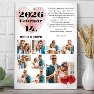 Évfordulónk esküvői fotókollázs | MyPrintPix