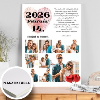 Évfordulónk esküvői fotókollázs | MyPrintPix