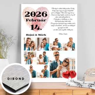 Évfordulónk esküvői fotókollázs | MyPrintPix
