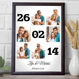 Always esküvői fotókollázs | MyPrintPix