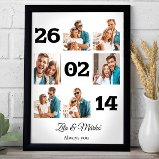 Always esküvői fotókollázs | MyPrintPix