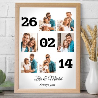 Always esküvői fotókollázs | MyPrintPix