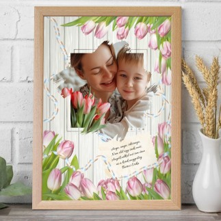 Köszöntő Tulip fotókollázs | MyPrintPix