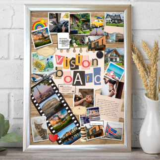 Vision board fotókollázs | MyPrintPix