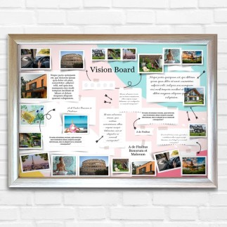 Vision Board fekvő fotókollázs | MyPrintPix