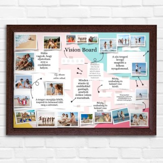 Vision Board fekvő fotókollázs | MyPrintPix