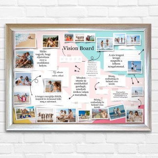 Vision Board fekvő fotókollázs | MyPrintPix