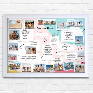 Vision Board fekvő fotókollázs | MyPrintPix