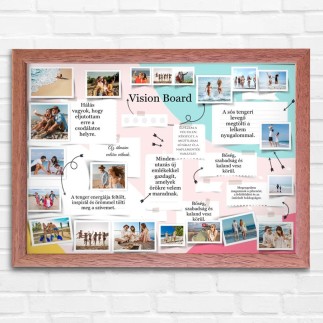 Vision Board fekvő fotókollázs | MyPrintPix