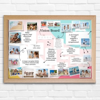 Vision Board fekvő fotókollázs | MyPrintPix