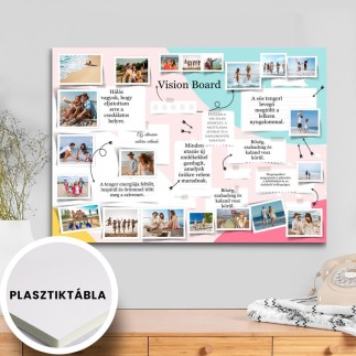 Vision Board fekvő fotókollázs | MyPrintPix