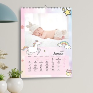Unicorn naptár családi emlékekhez | MyPrintPix