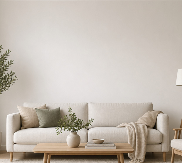 Clean wall interior
