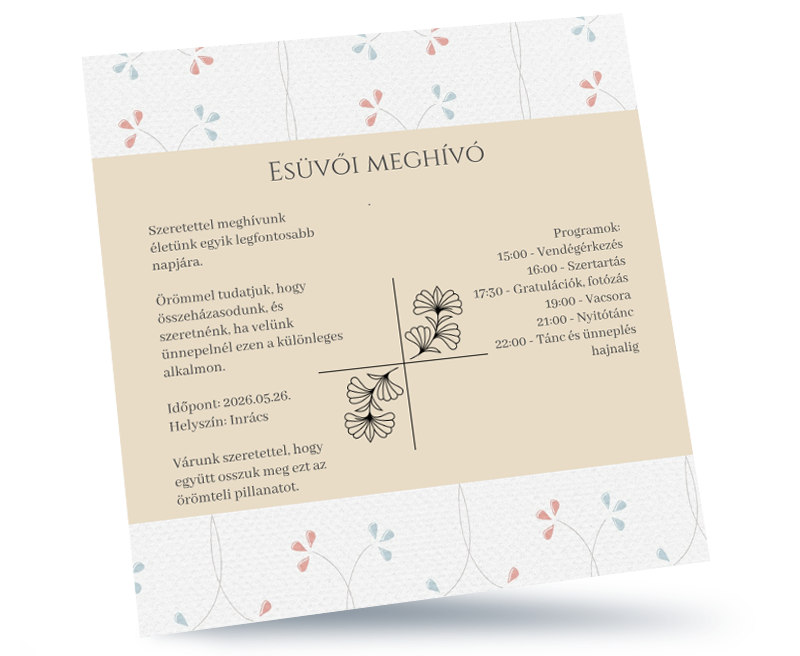 Meghívó hátlap